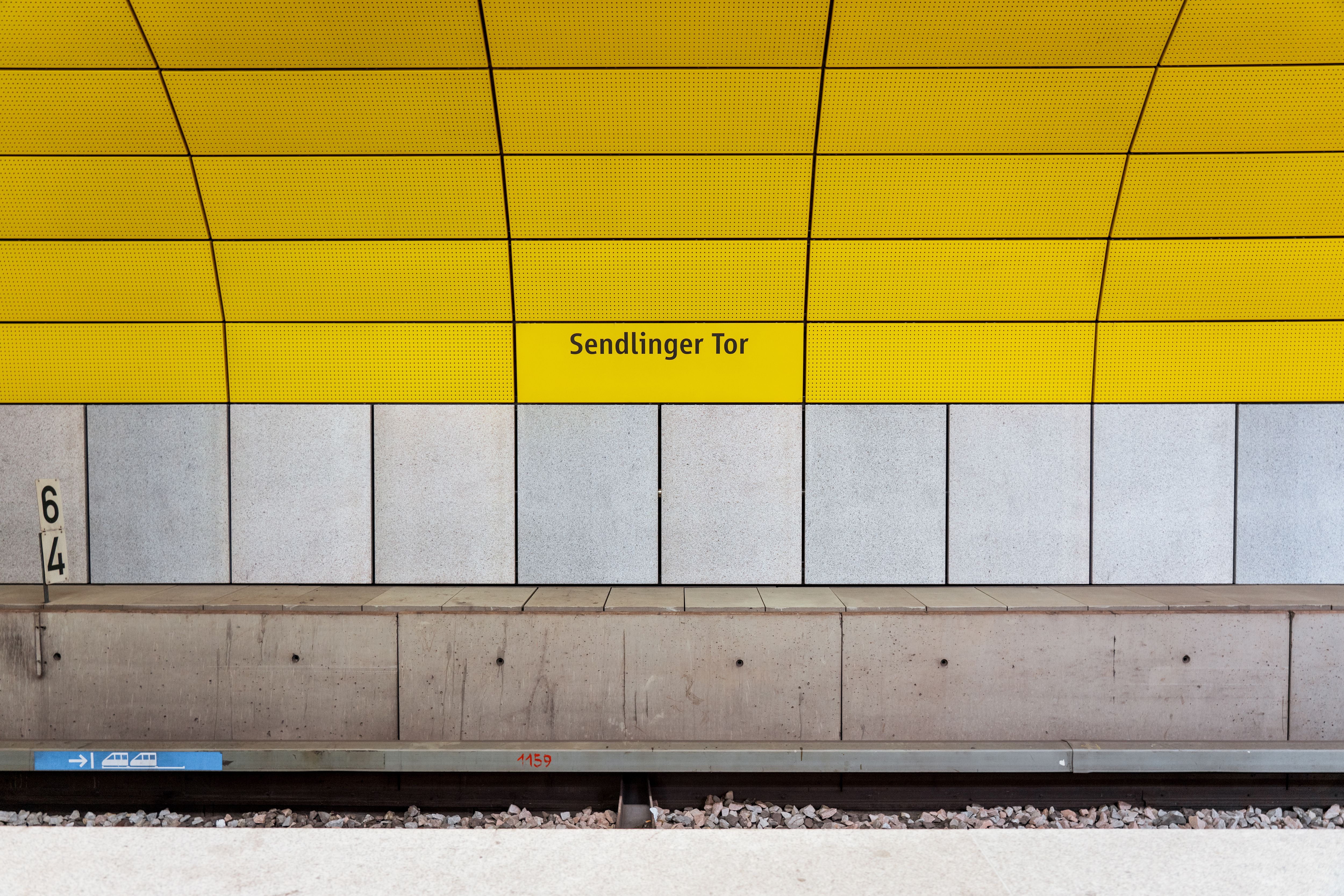 Umbau U-Bahnhof Sendlinger Tor München: Haltestelle Sendlinger Tor mit Gleis